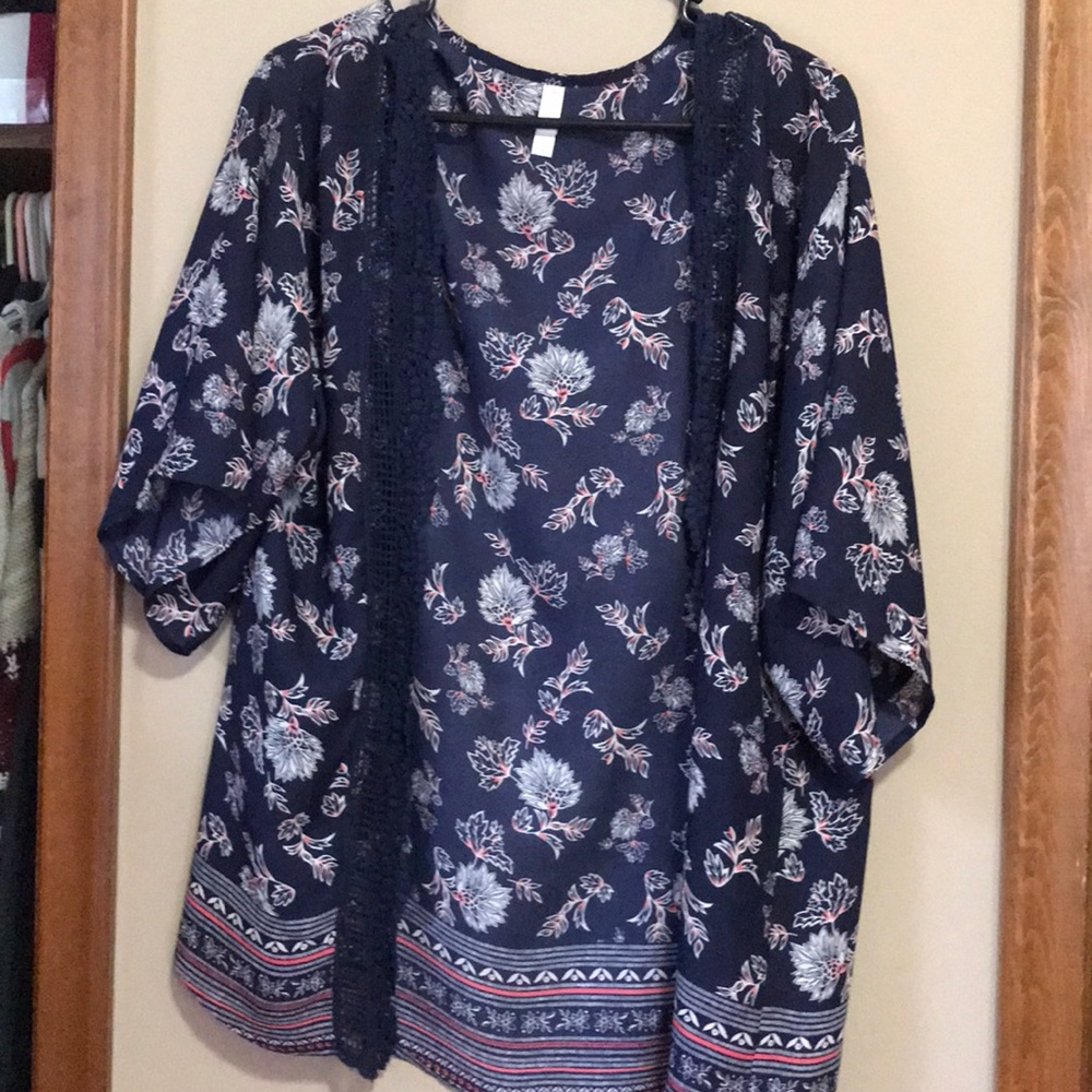 Navy Kimono